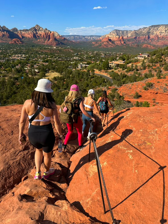 Sacred hike through Sedona's red rock